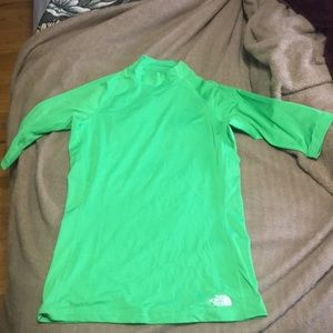 The north face swim top/ rash guard